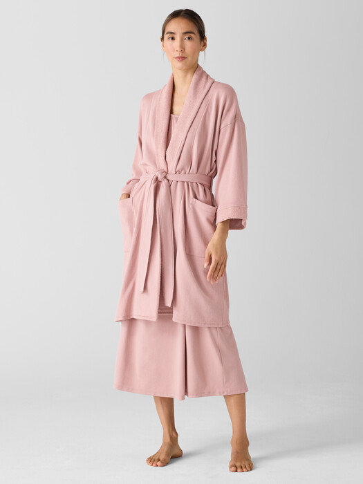 Lightweight Organic Cotton Terry Robe