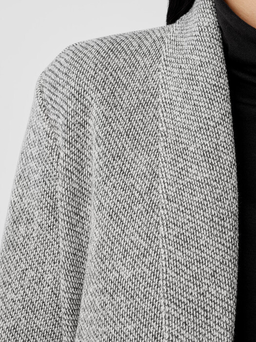 Organic Cotton Terry Shawl Collar Jacket
