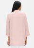 Silk Georgette Crepe High Collar Jacket