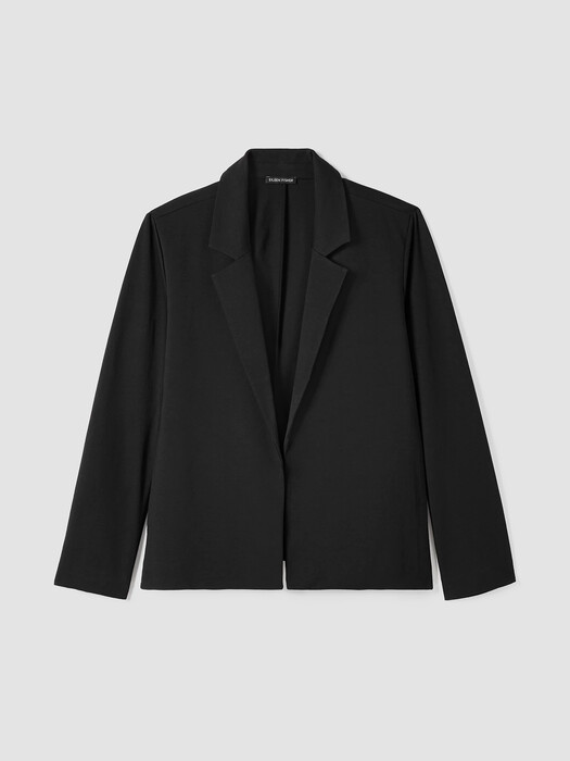 Cotton Blend Ponte Blazer