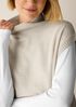 Fine Felted Wool Turtleneck Top in Regenerative Wool