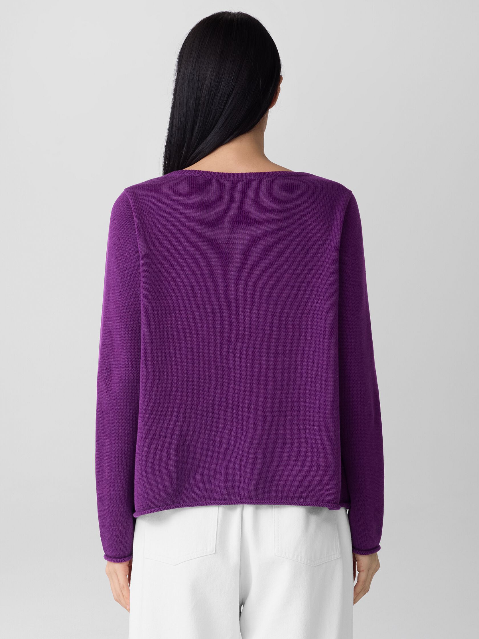 Peruvian Cotton Blend Bateau Neck Top