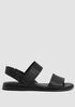 Kanza Tumbled Leather Sandal