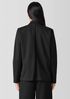 Washable Flex Ponte Notch Collar Blazer