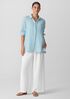 Organic Cotton Lofty Gauze Classic Collar Shirt