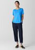 Organic Linen Jersey Crew Neck Tee