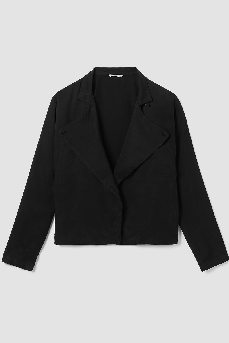 Sandwashed Twill Stand Collar Jacket Sandwashed Twill Stand Collar Jacket