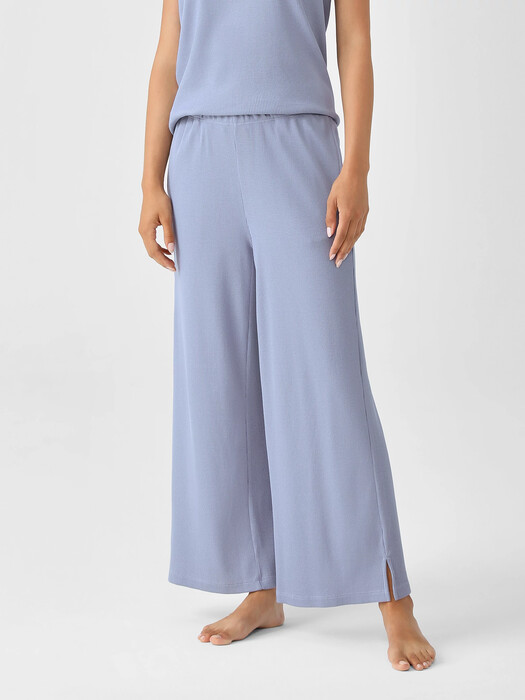 Cozy Organic Cotton Thermal Wide-Leg Pant