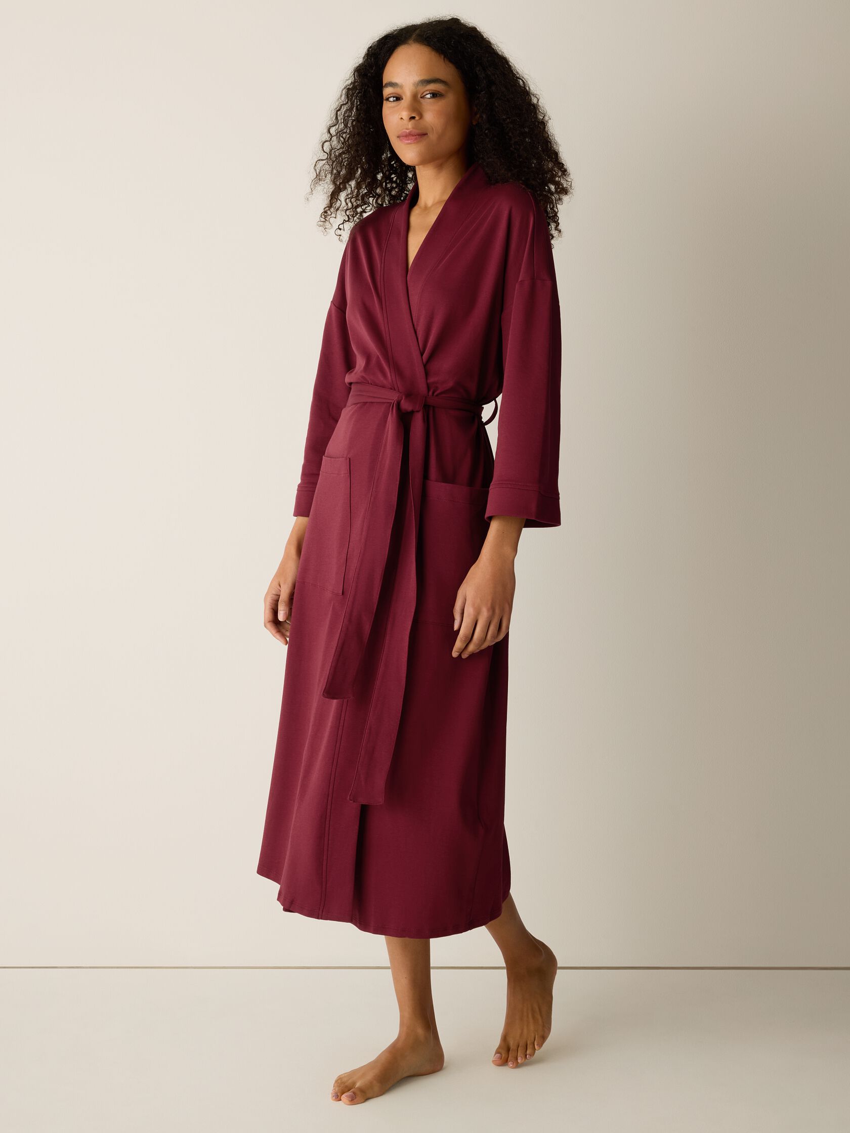 Organic Cotton Interlock Sleep Robe