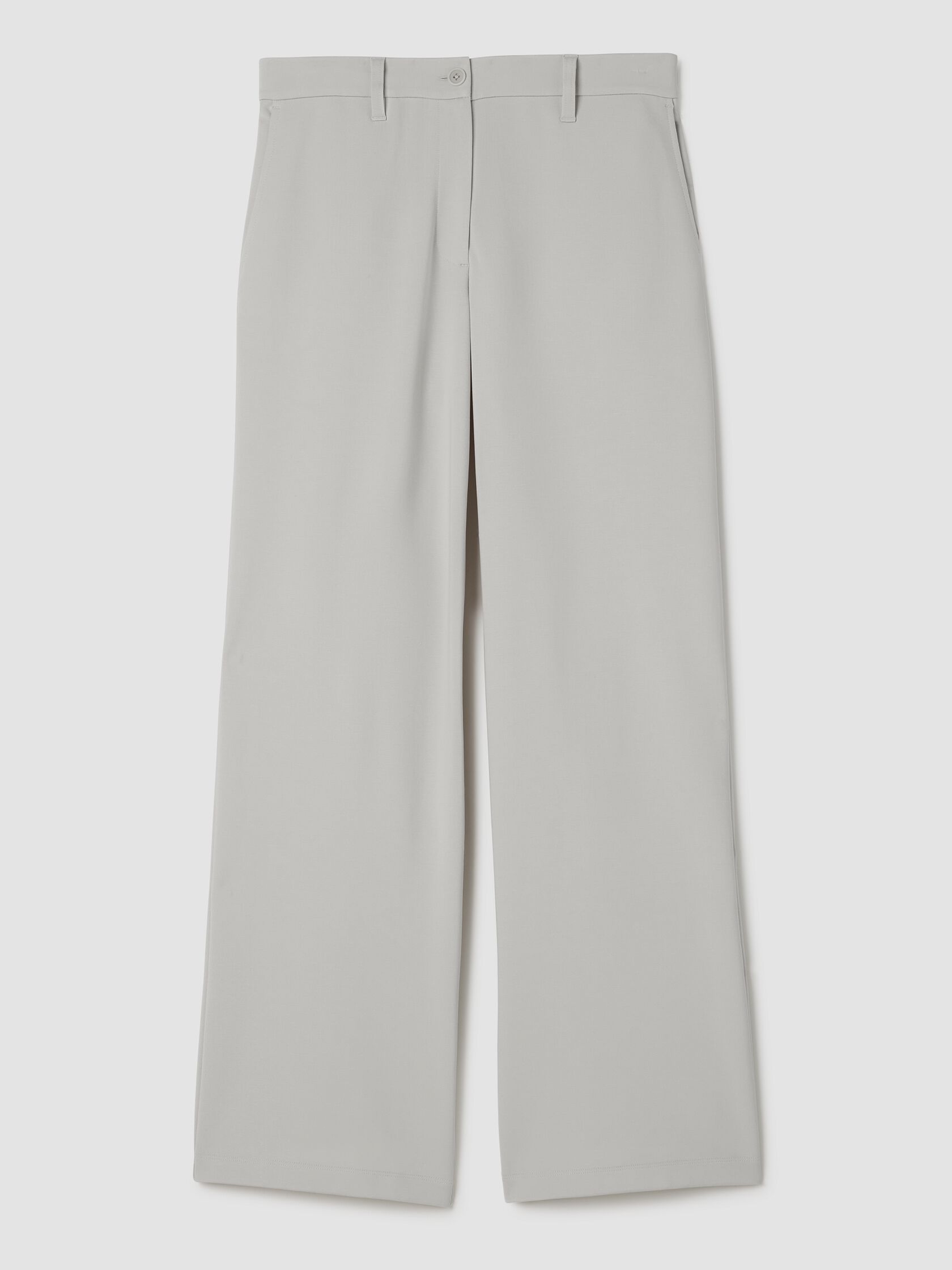 Washable Flex Ponte Wide Trouser Pant