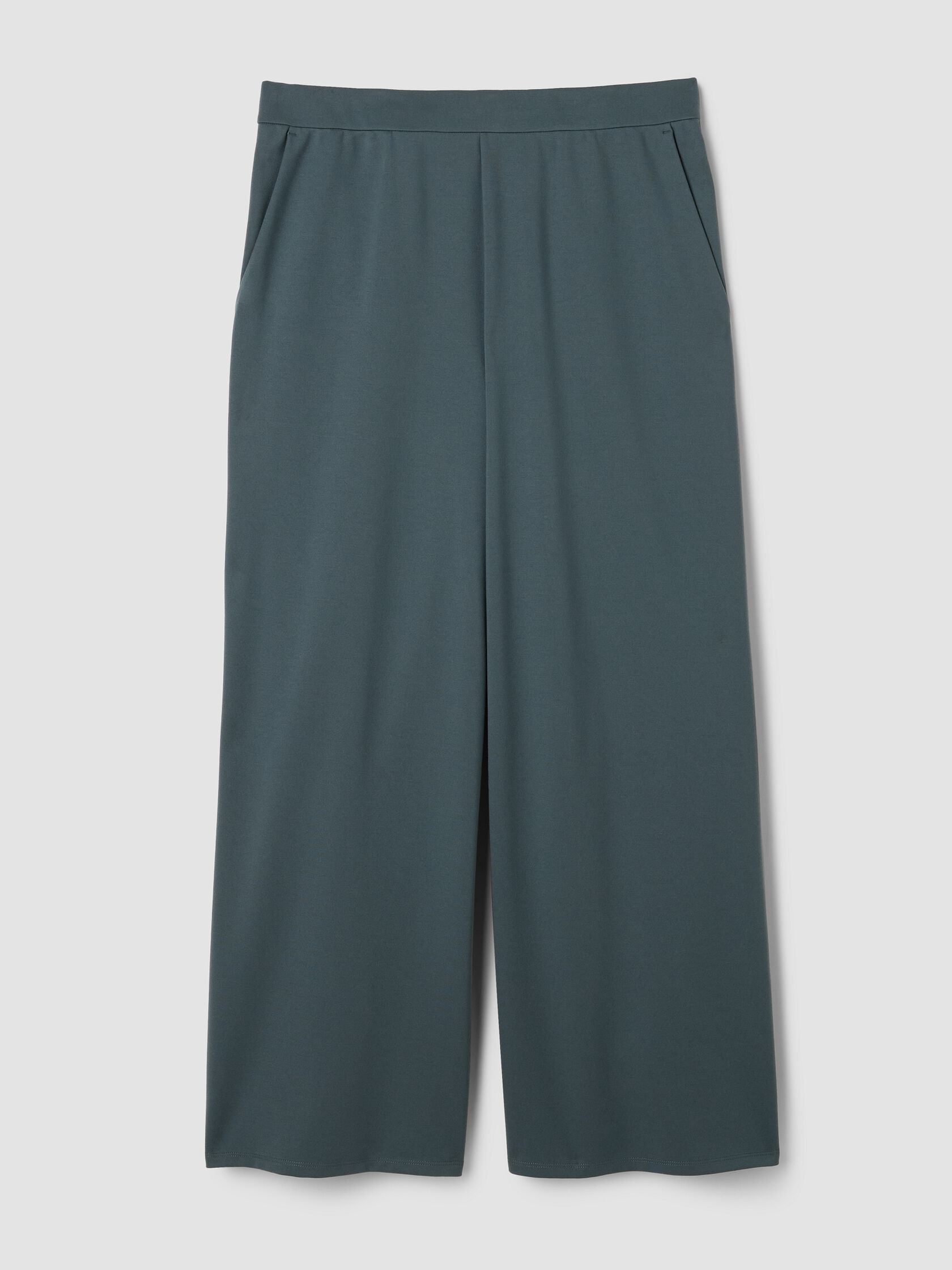 Lightweight Ponte Wide-Leg Pant