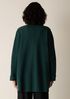 Lightweight Boiled Wool High Collar Jacket in Regenerative Wool
