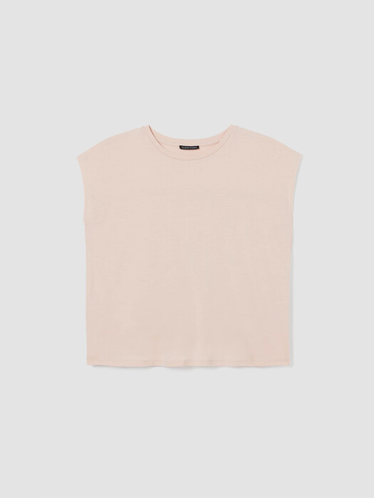 Fine Jersey Shirred-Back Top