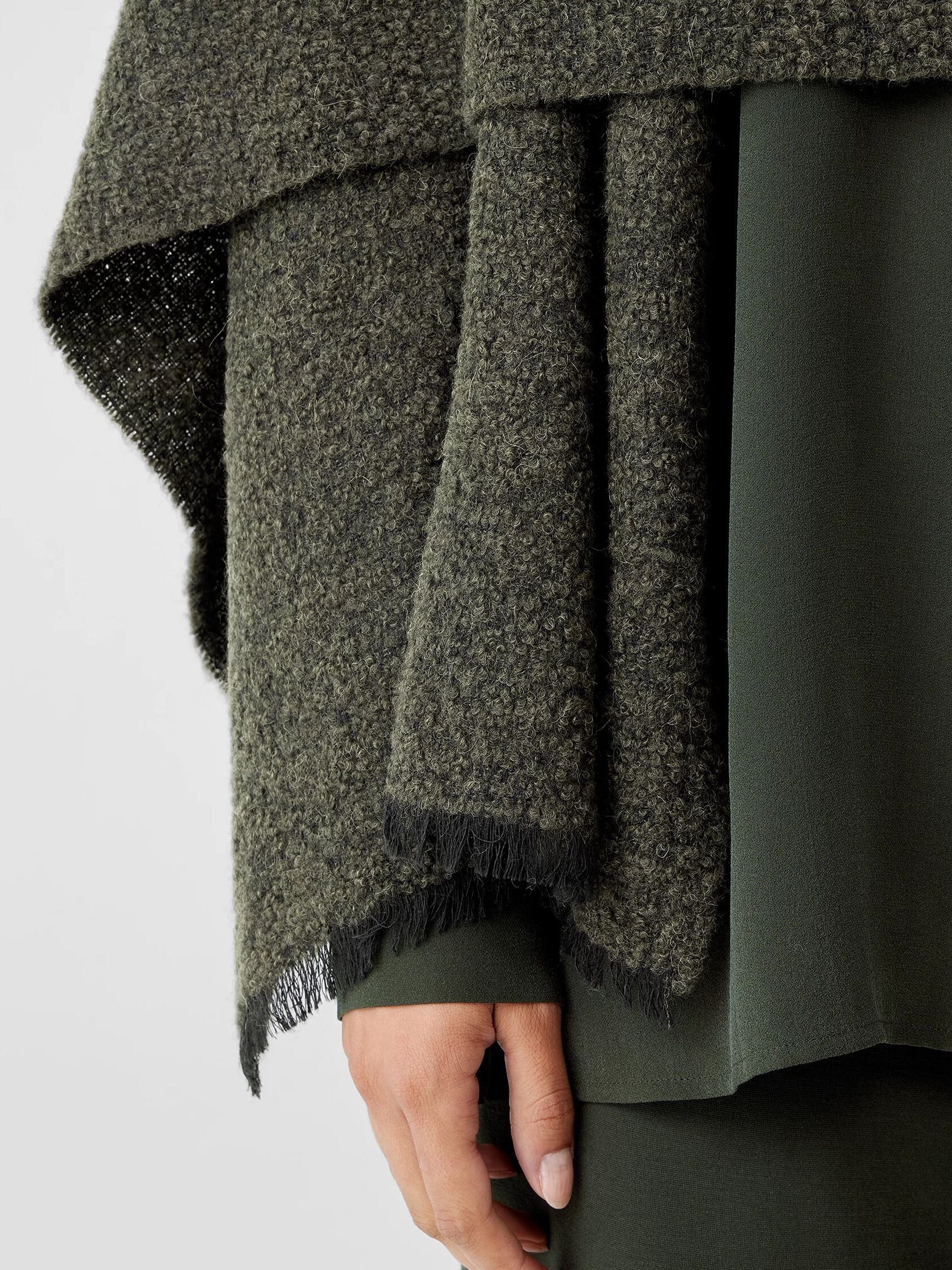 Fluffy Boucle Scarf