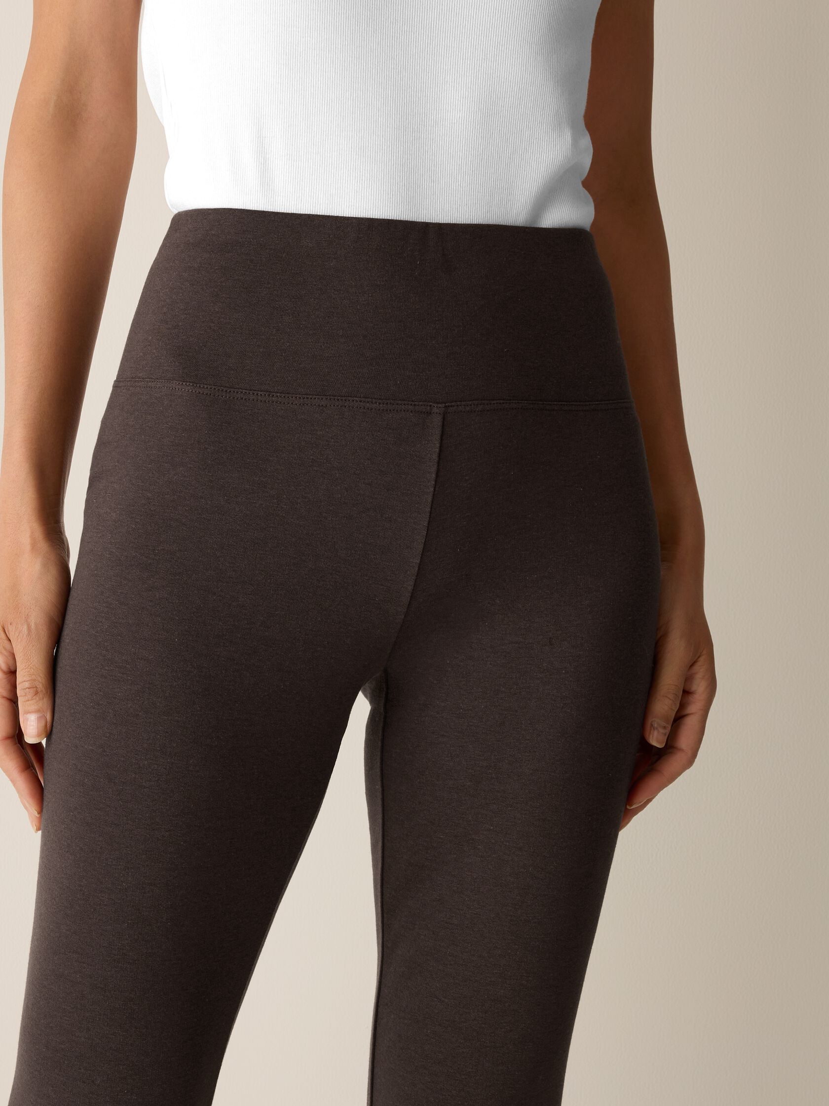 Cozy Brushed Terry Hug High-Waisted Leggings