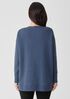 Organic Cotton Slubby Rib Knit Crew Neck Top