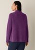 Cashmere Silk Boucle Bliss Turtleneck Top