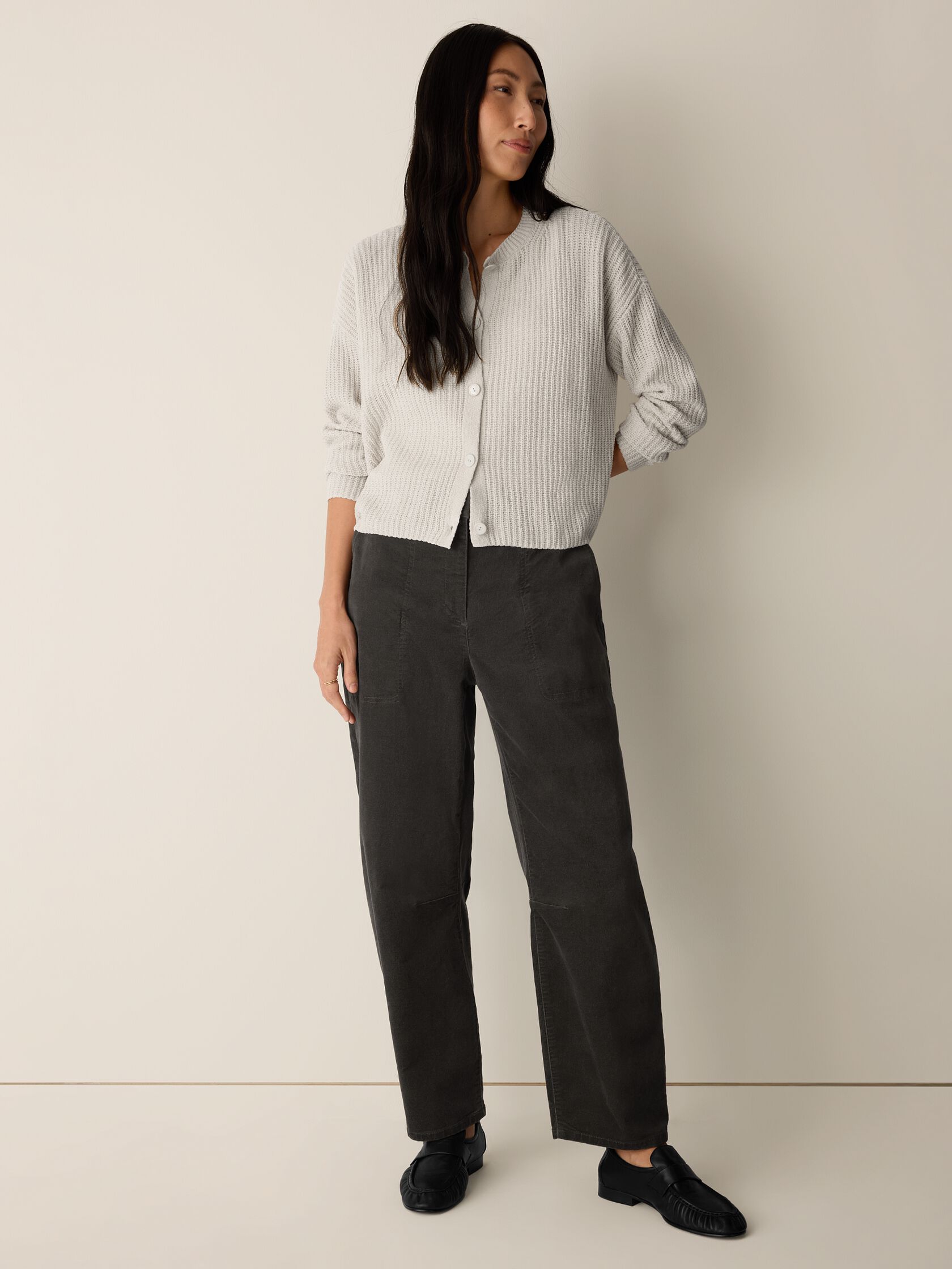 Brushed Organic Cotton Arch Pant