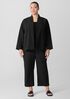 Organic Cotton Pucker High Collar Jacket
