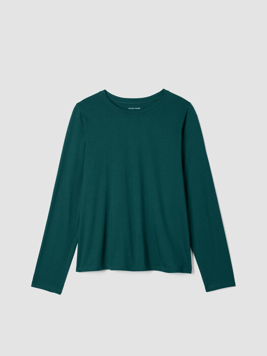 Organic Pima Cotton Jersey Long-Sleeve Tee