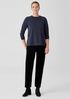 Organic Pima Cotton Jersey Long-Sleeve Tee
