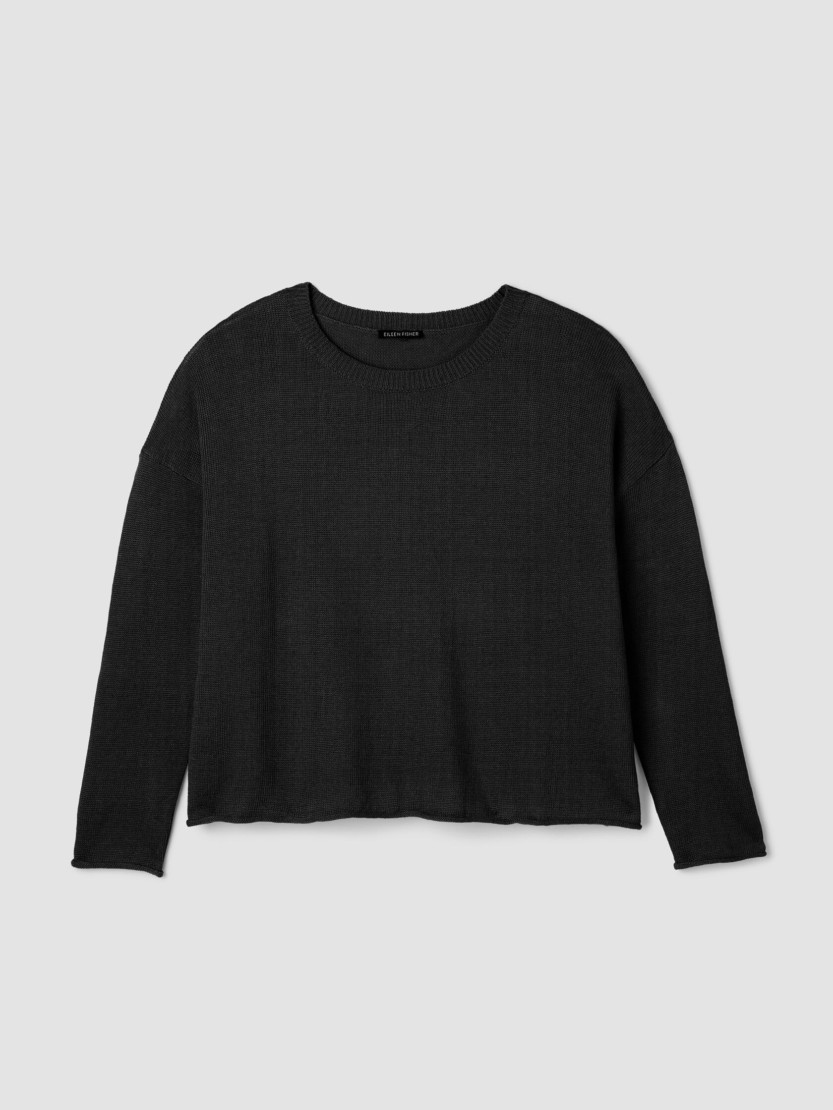 Organic Linen Cotton Crew Neck Top