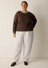 Italian Merino Crew Neck Top in Regenerative Wool