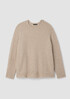 Cashmere Silk Boucle Bliss Crew Neck Long Top