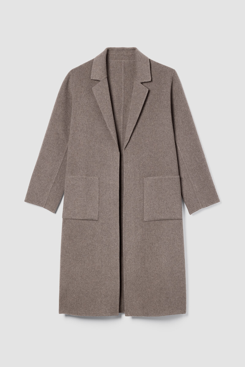 Doubleface Wool Cloud Notch Collar Coat Doubleface Wool Cloud Notch Collar Coat