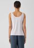 Stretch Silk Jersey&nbsp;Scoop Neck Tank