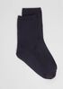 Cotton Waffle Crew Sock