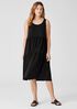 Organic Handkerchief Linen Tiered Dress