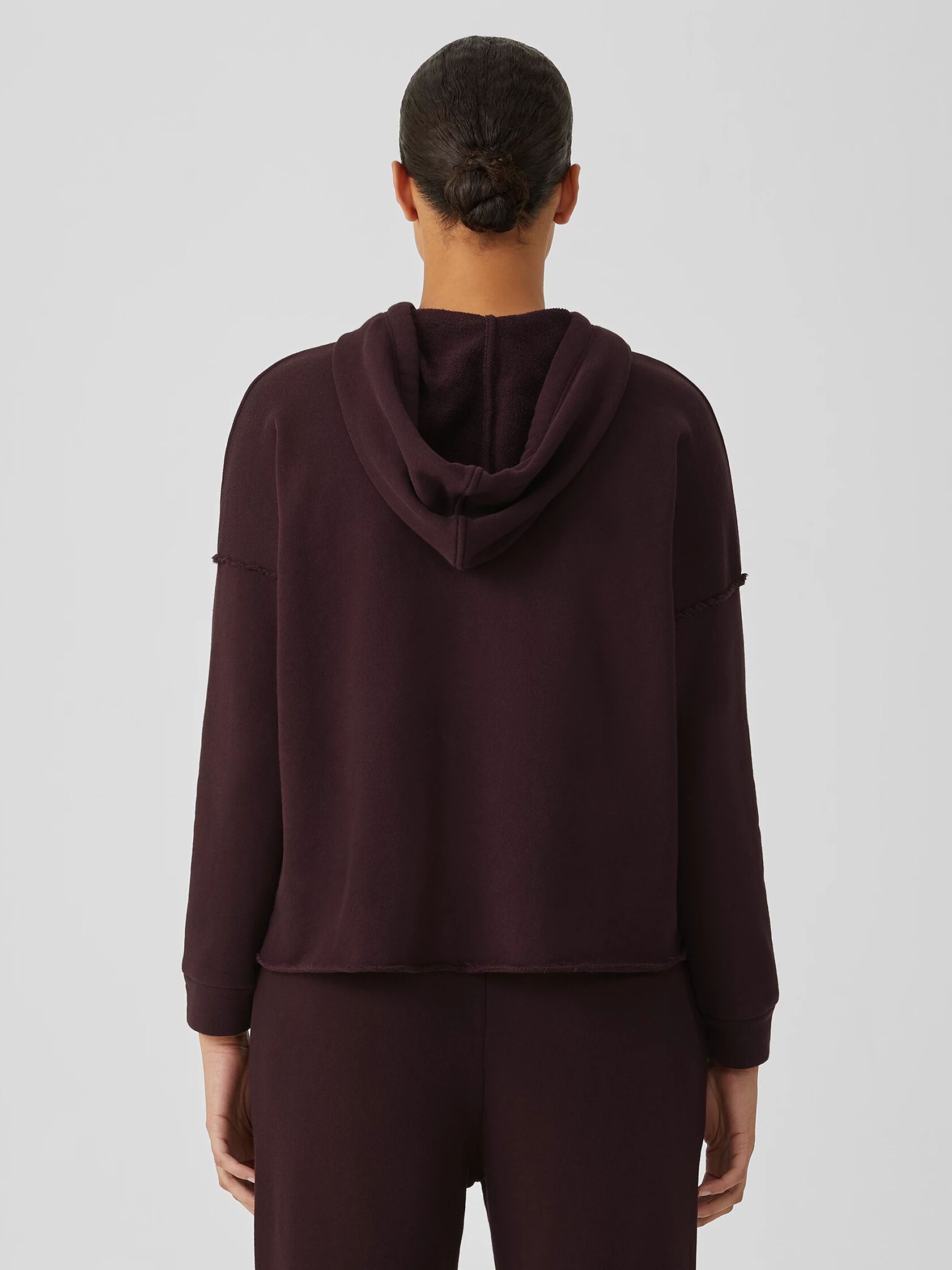 Organic Cotton French Terry Short Hoodie