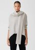 Cotton and Recycled Cashmere Hooded Scarf