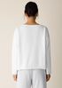 Garment-Dyed Organic Cotton Terry Bateau Neck Box-Top