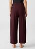 Cozy Organic Cotton Interlock Wide-Leg Pant