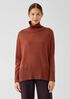 Merino Jersey Turtleneck in Regenerative Wool