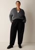 Felted Wool Jersey Lantern Pant in Regenerative Wool