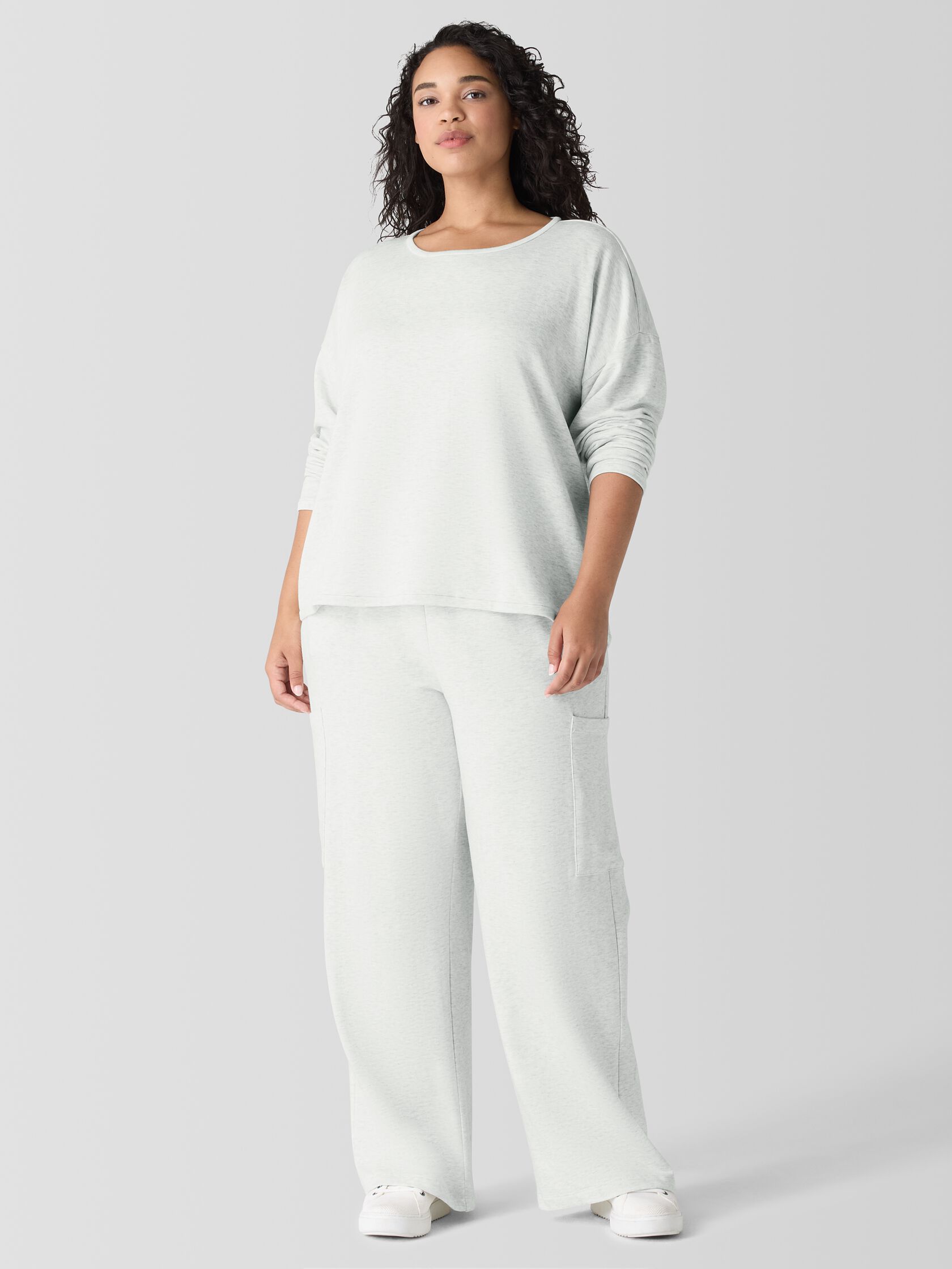 Cozy Brushed Terry Hug Box-Top