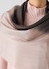 Hand-Dyed Abstract Silk Scarf