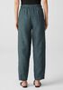 Washed Organic Linen Delave Lantern Pant