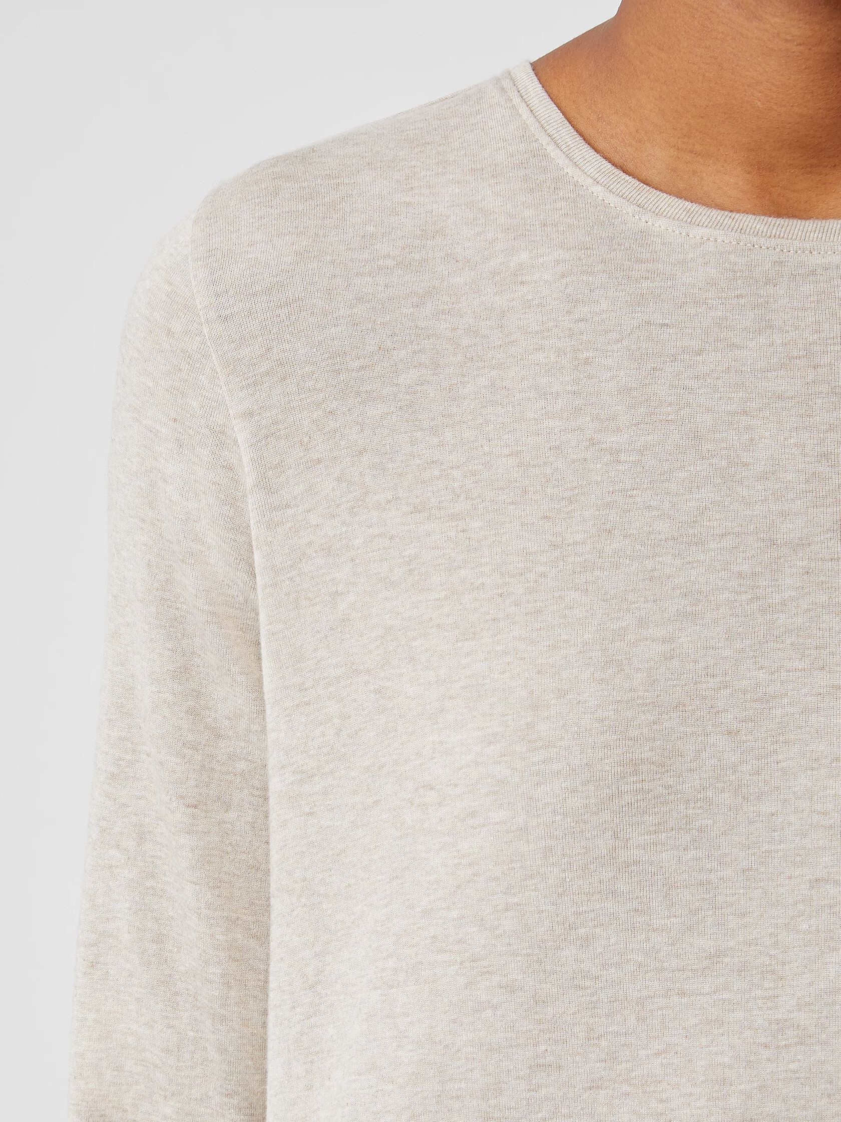 Ribbed Organic Pima Cotton Blend Top
