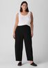 Silk Georgette Crepe Lantern Pant