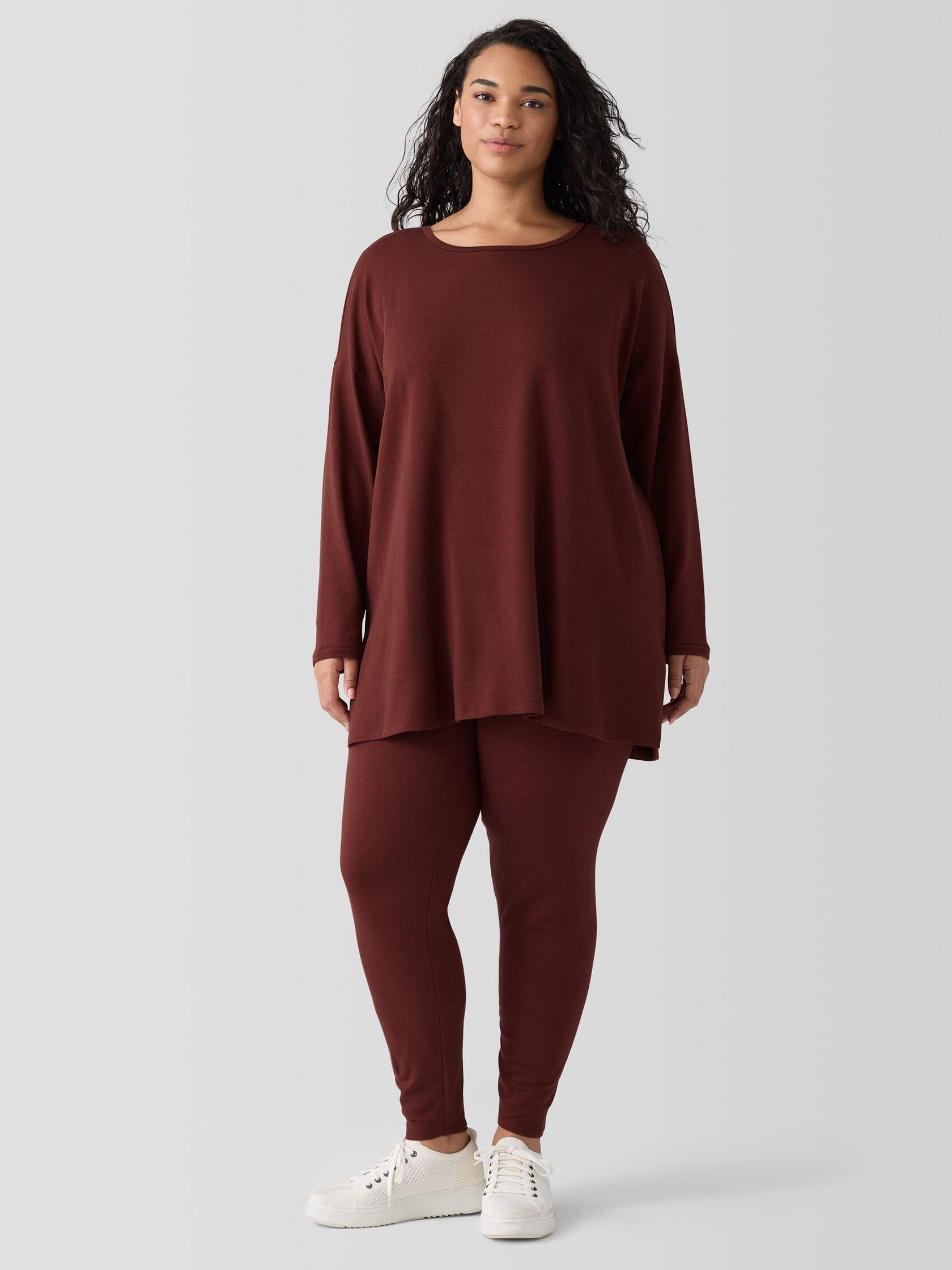 Cozy Brushed Terry Hug Long Box-Top