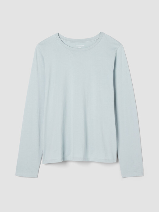 Organic Pima Cotton Jersey Long-Sleeve Tee