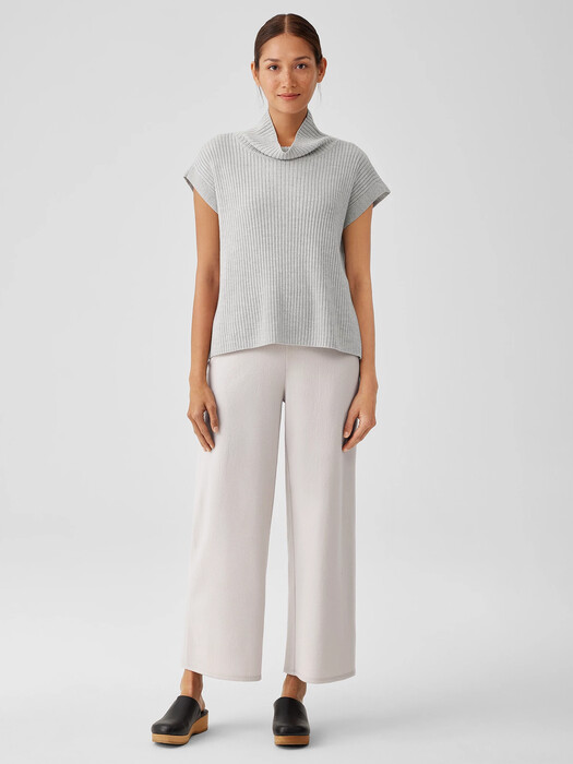 Merino Turtleneck Top in Regenerative Wool