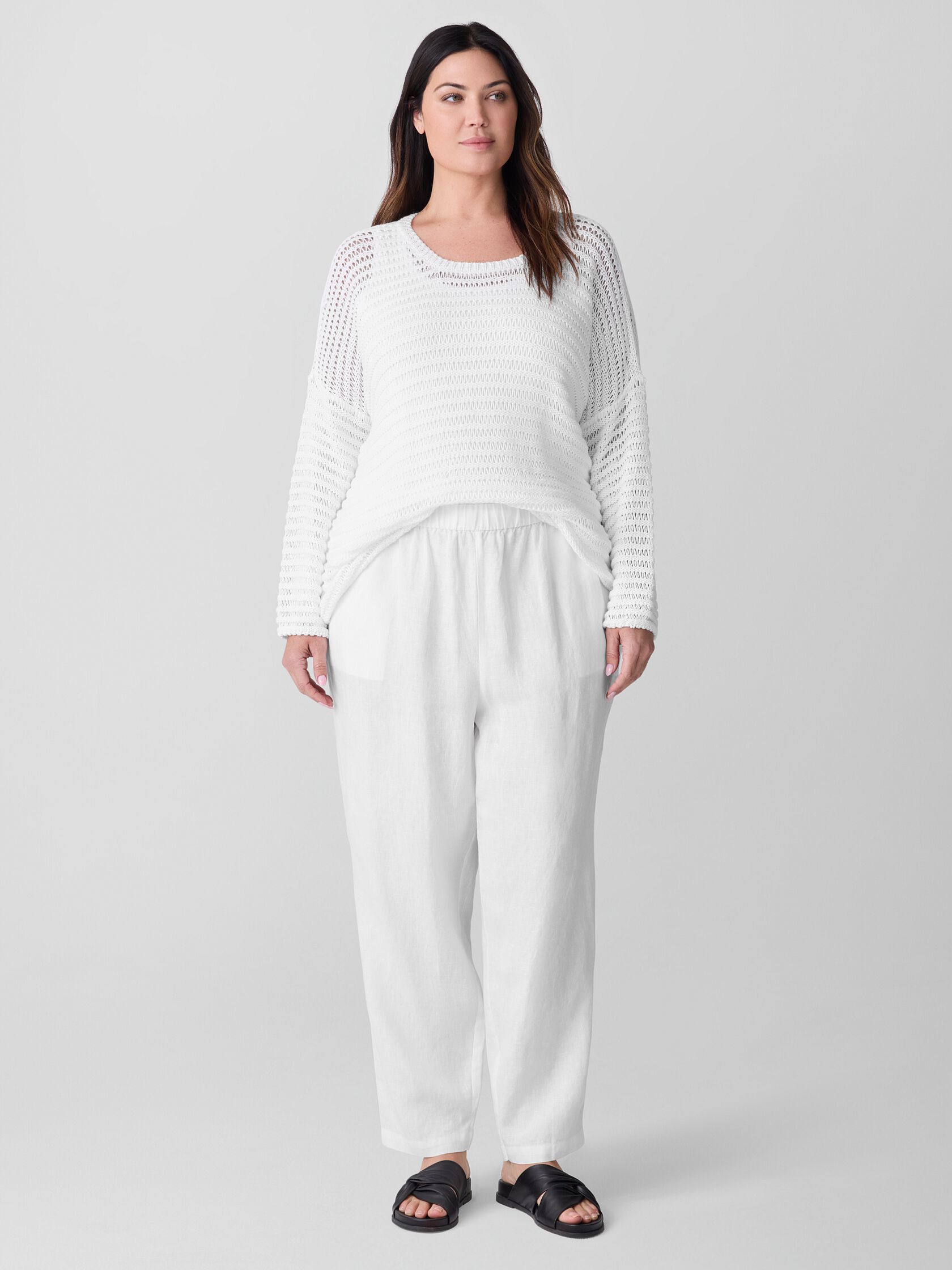 Organic Linen Tapered Pant