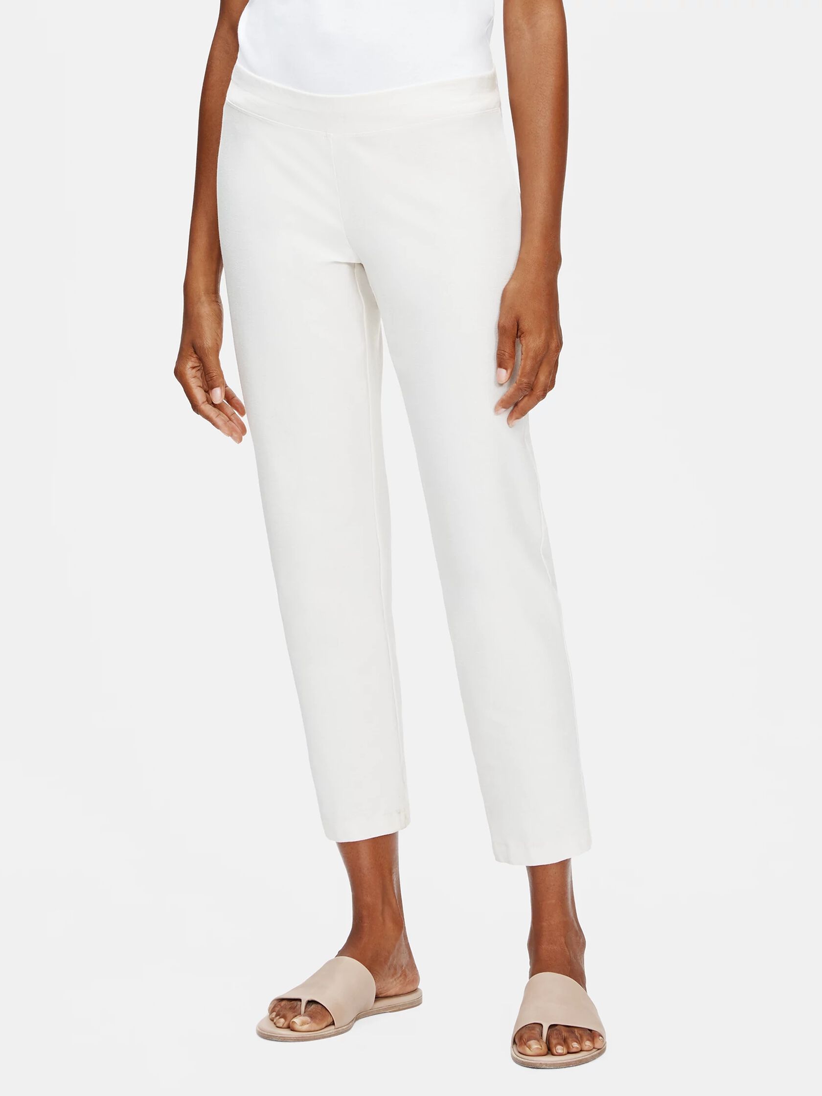 Eileen Fisher Plus Slim Ankle Riding Pants