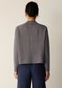 Organic Linen Cotton High Collar Cardigan