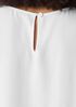 Silk Georgette Crepe Round Neck Tank